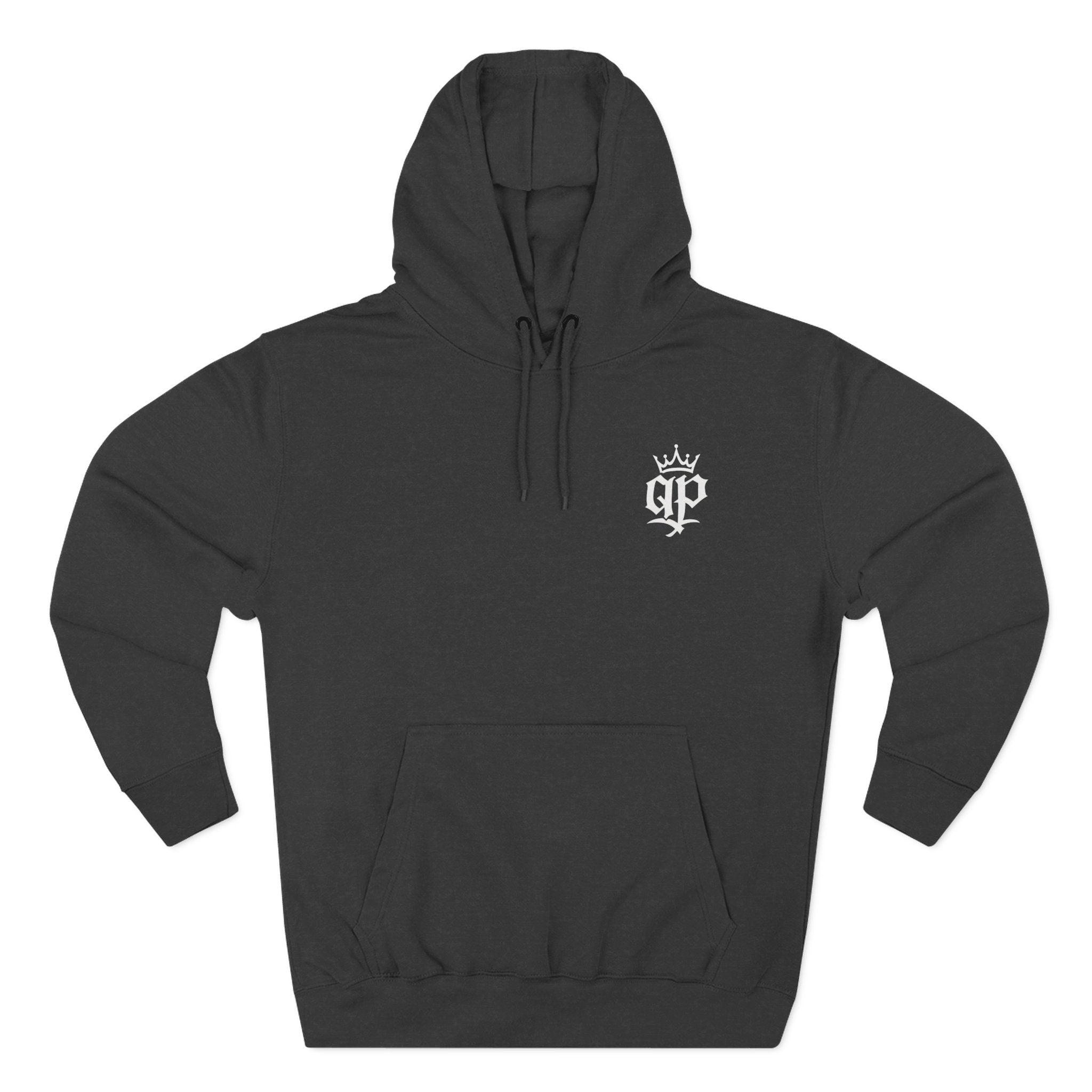 QPrive Elegance Three-Panel Fleece Hoodie