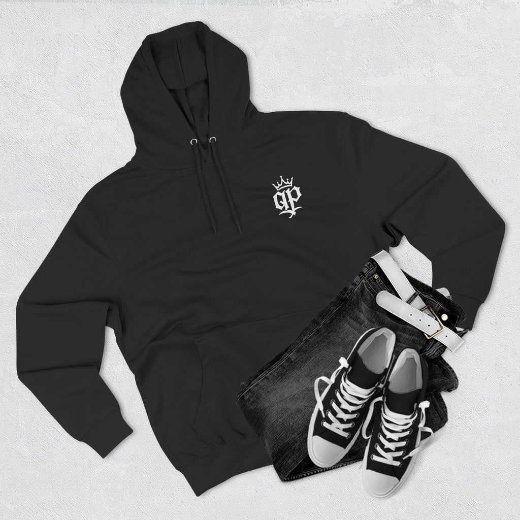 QPrive Elegance Three-Panel Fleece Hoodie