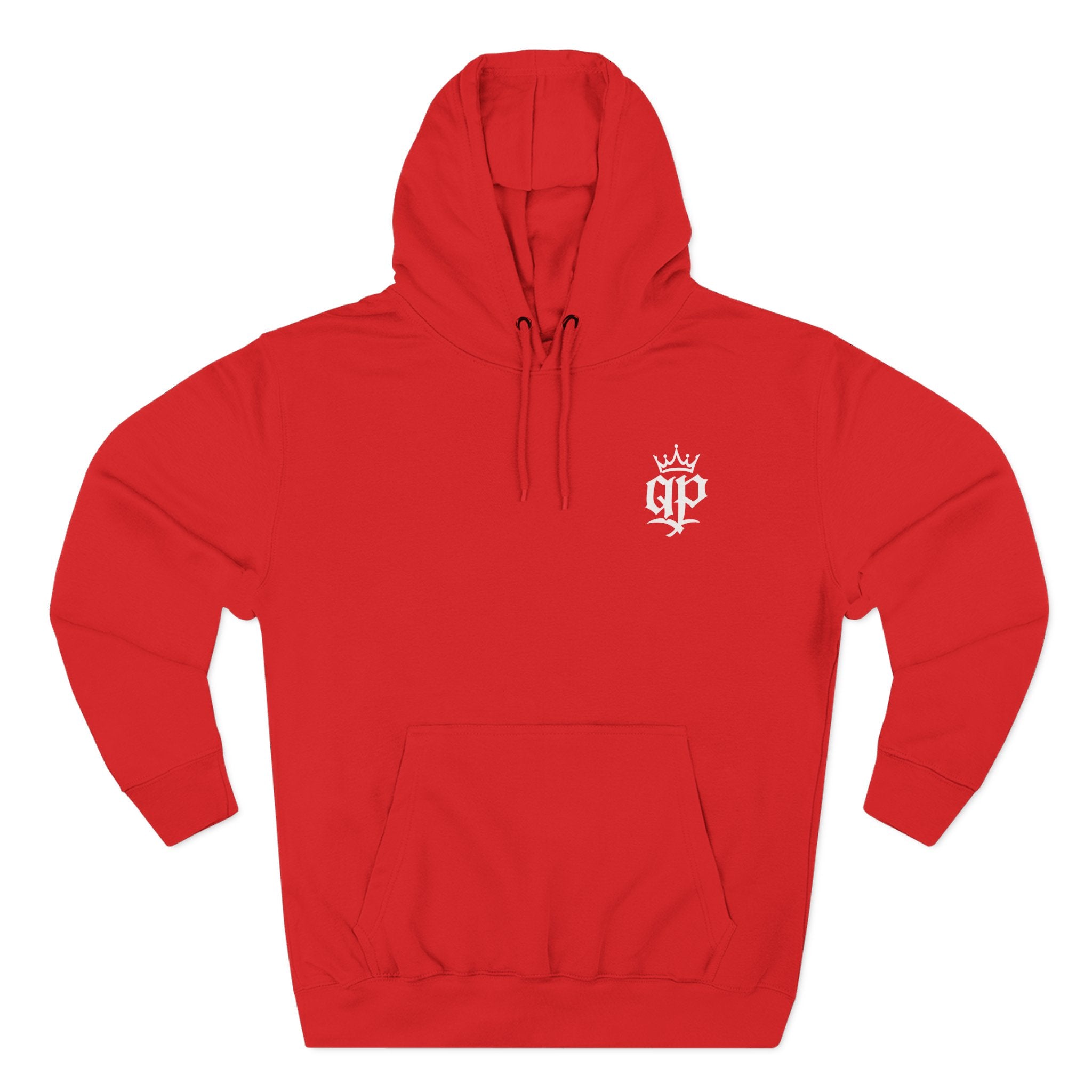 QPrive Elegance Three-Panel Fleece Hoodie
