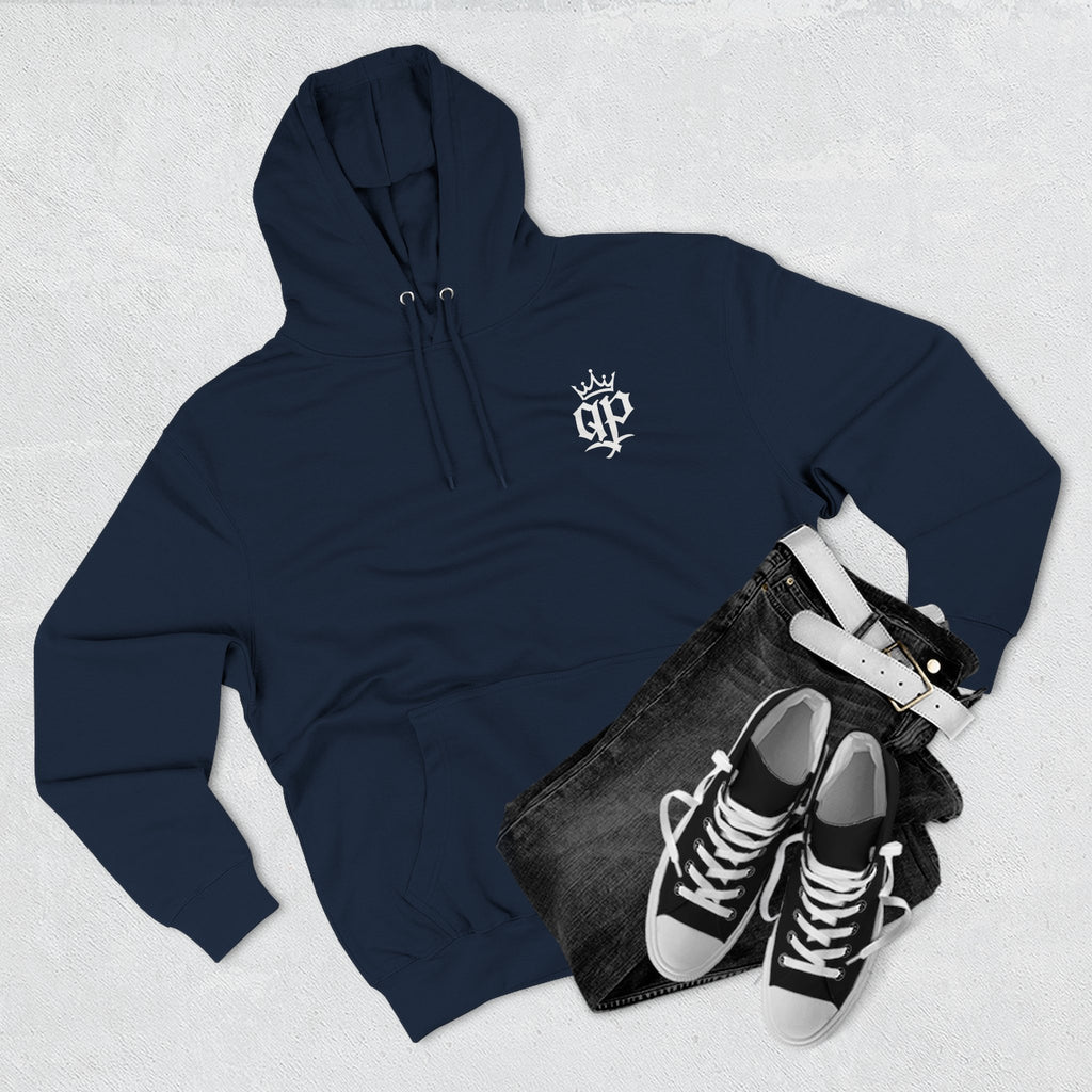 QPrive Elegance Three-Panel Fleece Hoodie