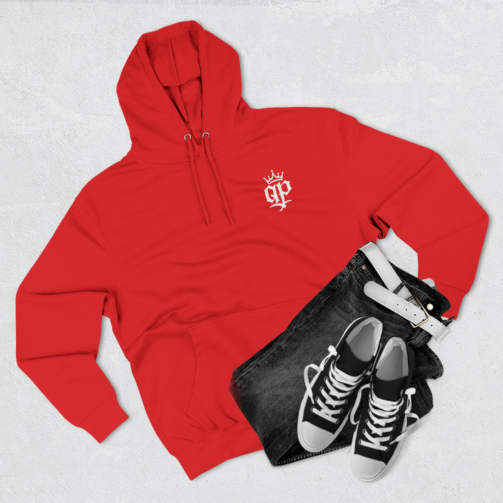 QPrive Elegance Three-Panel Fleece Hoodie