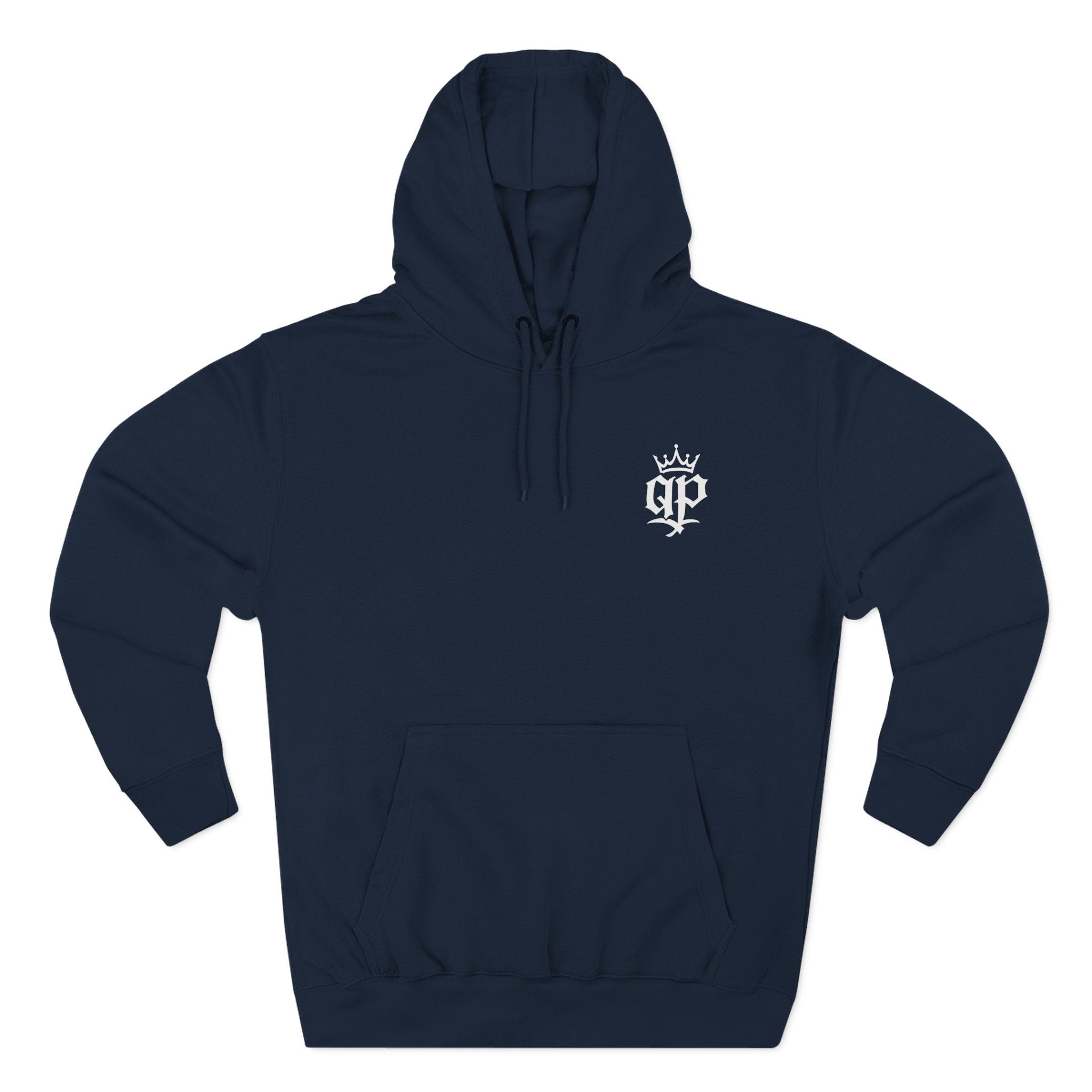QPrive Elegance Three-Panel Fleece Hoodie