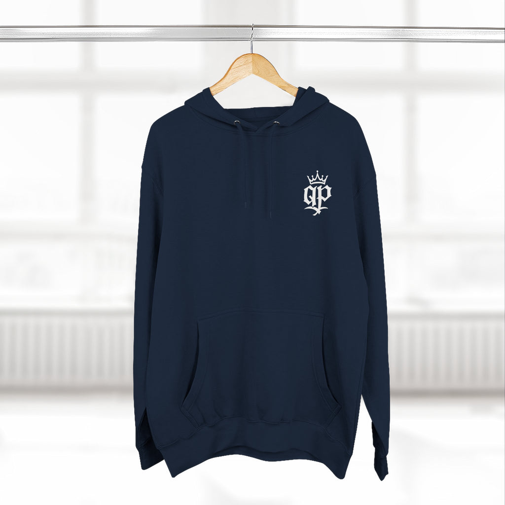 QPrive Elegance Three-Panel Fleece Hoodie