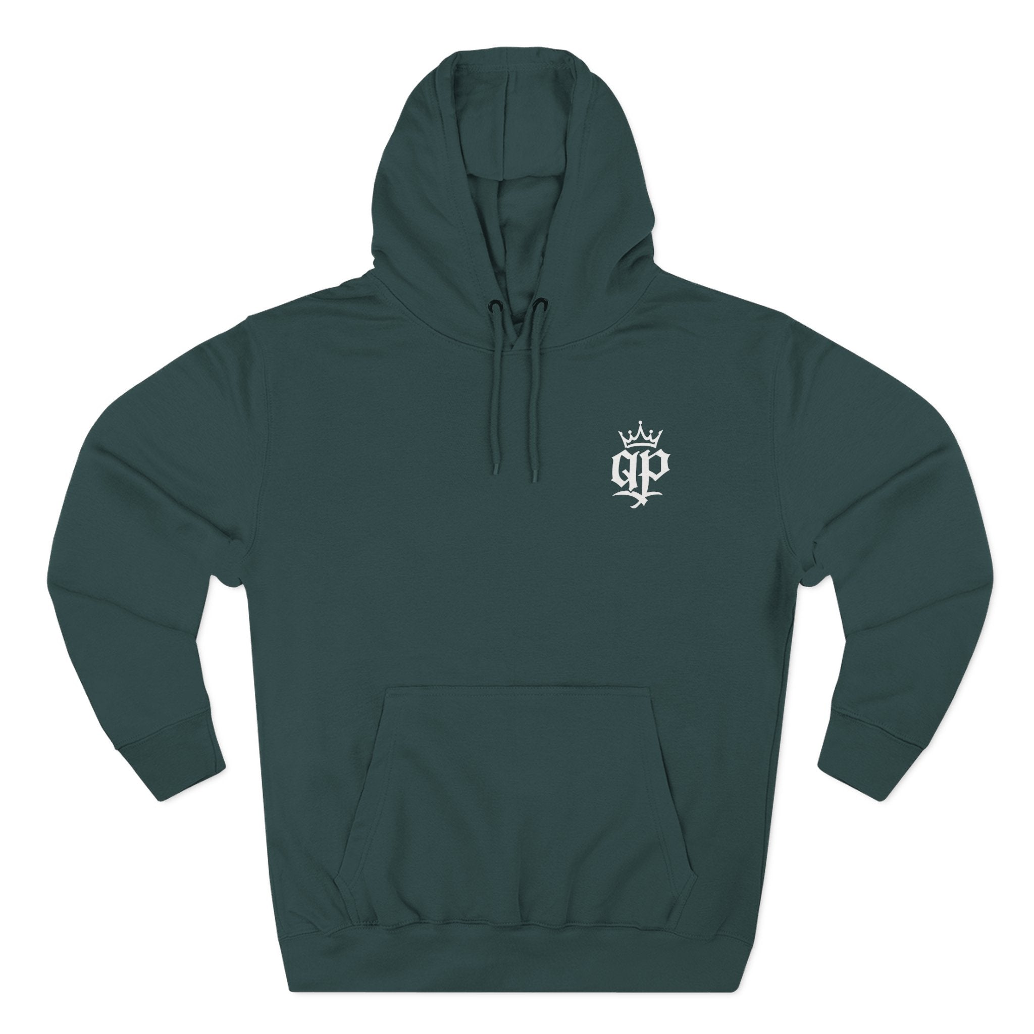 QPrive Elegance Three-Panel Fleece Hoodie
