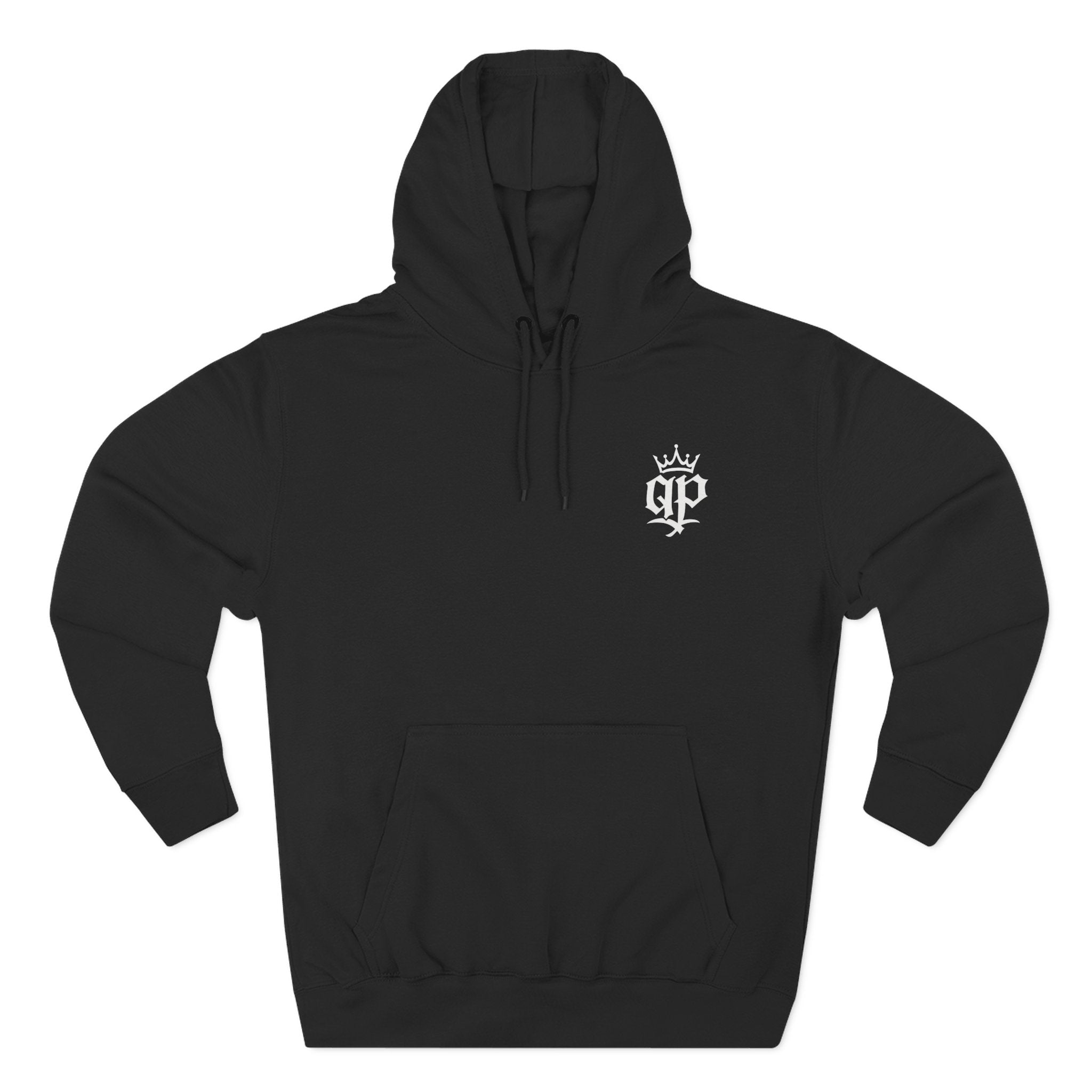 QPrive Elegance Three-Panel Fleece Hoodie