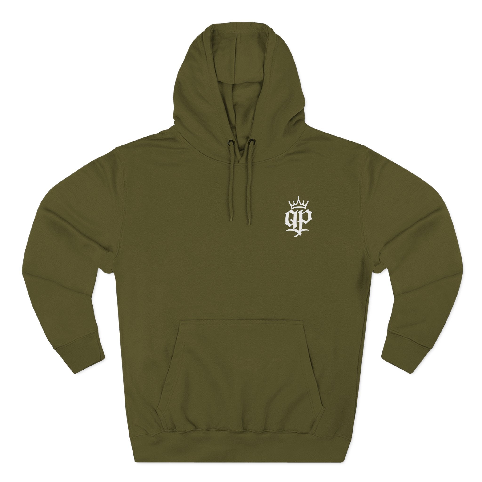 QPrive Elegance Three-Panel Fleece Hoodie