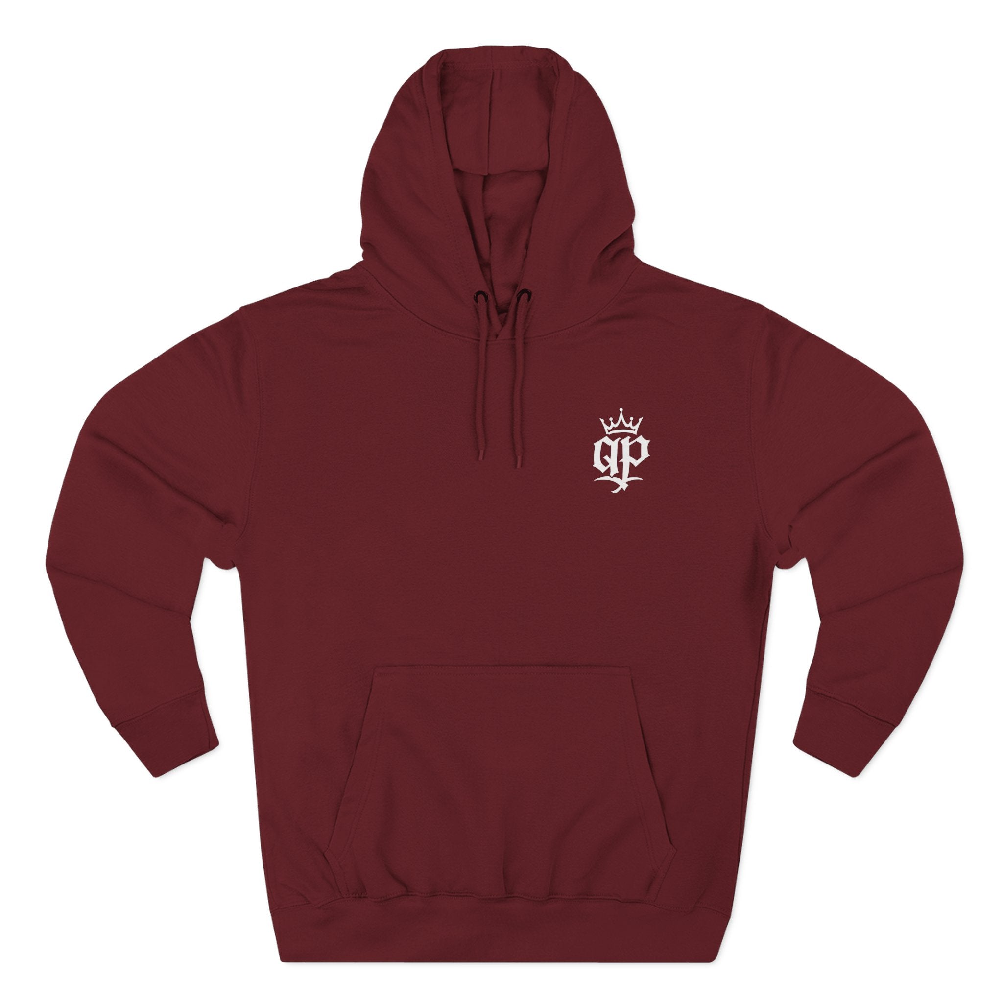 QPrive Elegance Three-Panel Fleece Hoodie