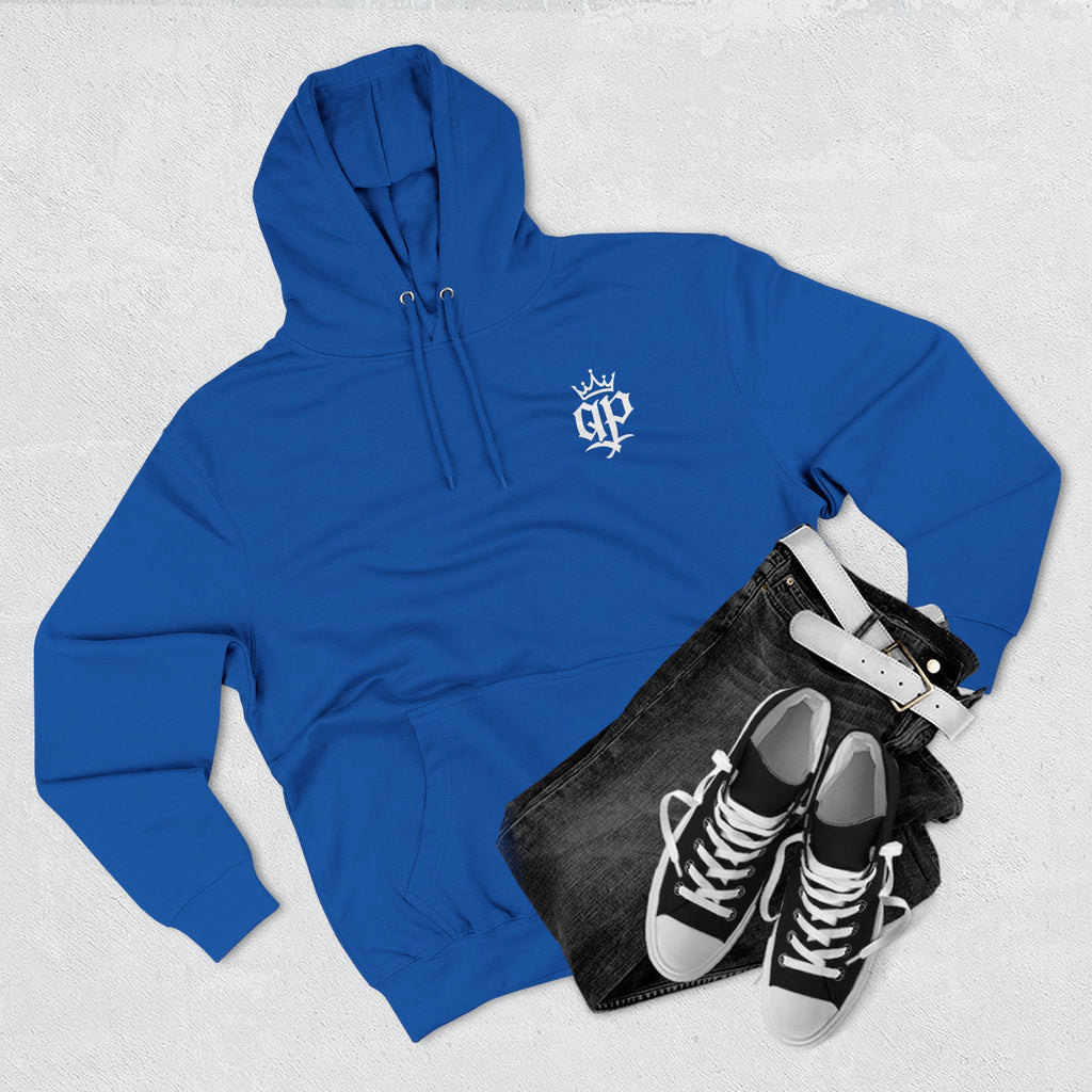 QPrive Elegance Three-Panel Fleece Hoodie