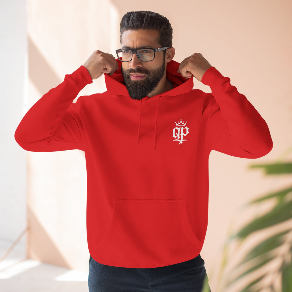 QPrive Elegance Three-Panel Fleece Hoodie