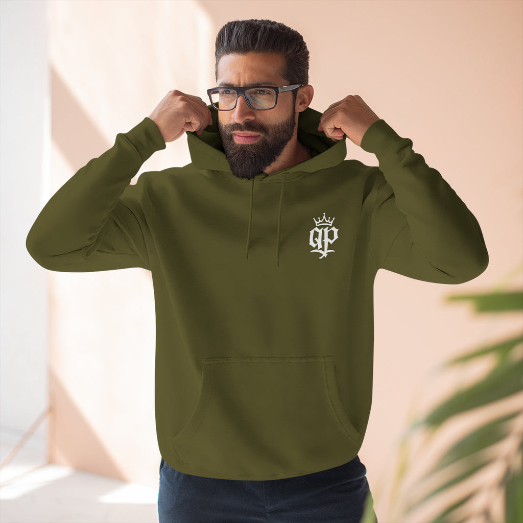 QPrive Elegance Three-Panel Fleece Hoodie